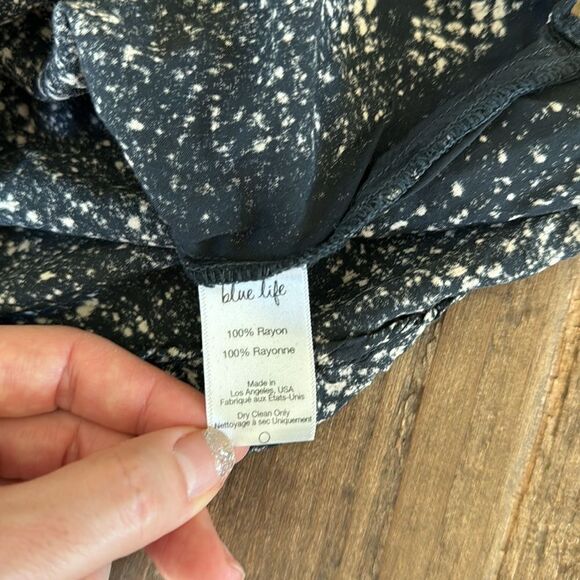 Blue Life Romper, off the shoulder, long sleeve, loose, animal print, snake - Picture 5 of 8